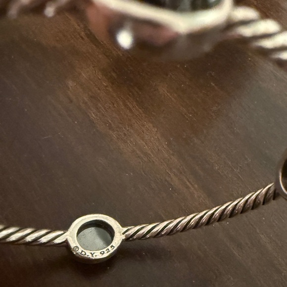 David Yurman Confetti Hematite Bangle Bracelet - Picture 5 of 6